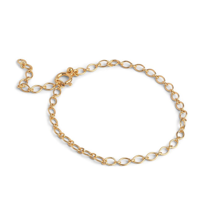 Bracelet, Simple Charm  925S/Gp