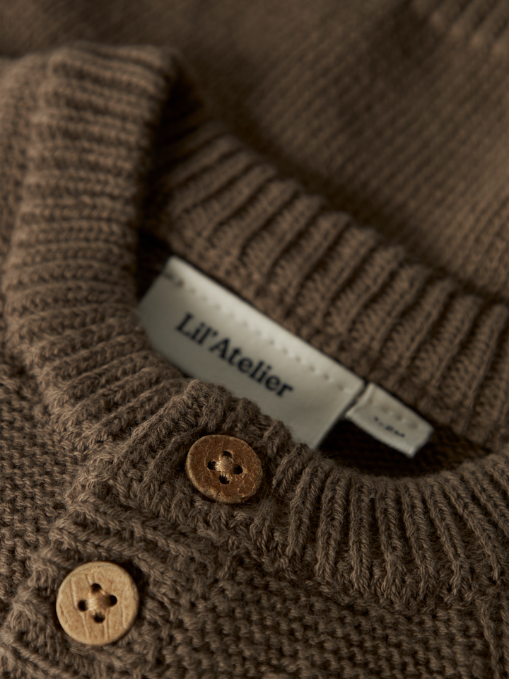 Laguna Ls Knit  Mørkebrun