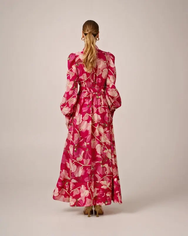 VISCOSE BELT DRESS  317-Amour