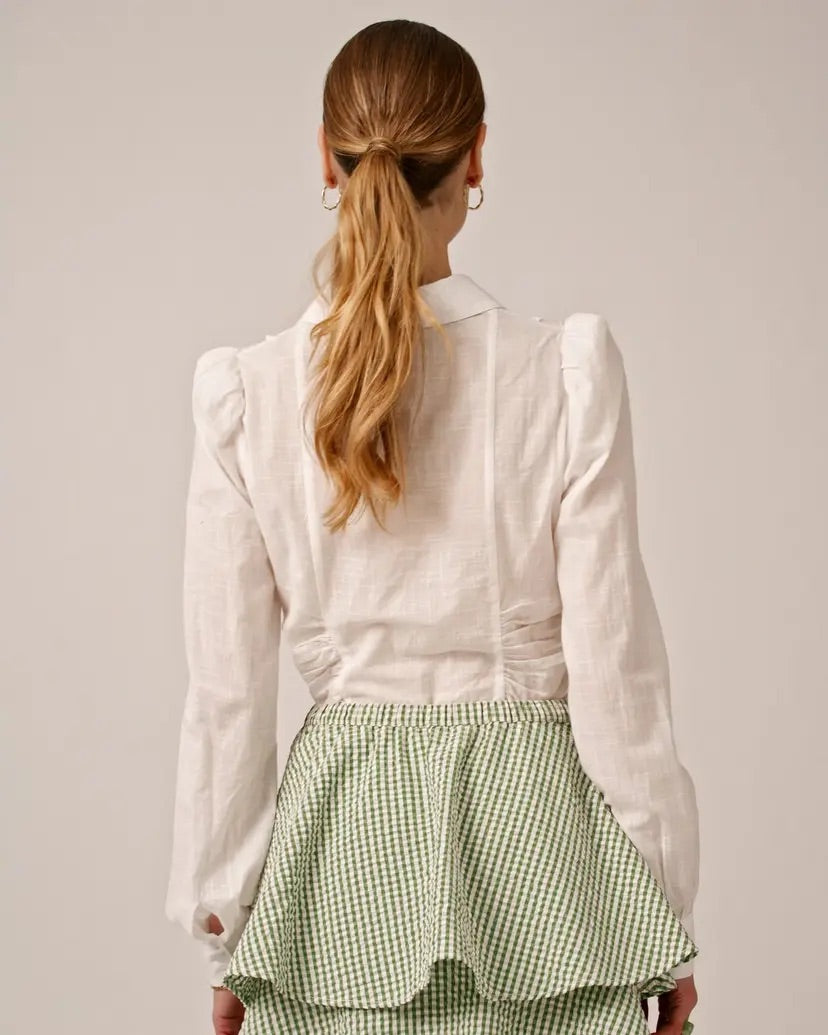 COTTON SLUB SHIRT  White
