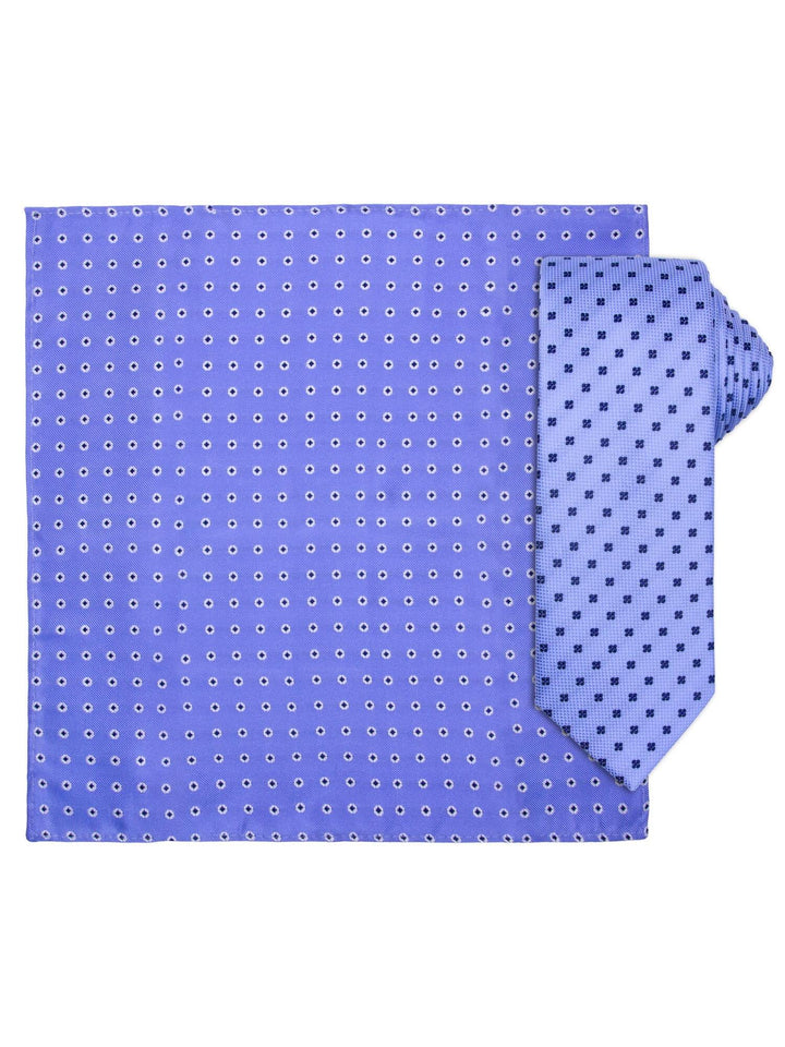 Silkeslips m/hanky  Lys Blå