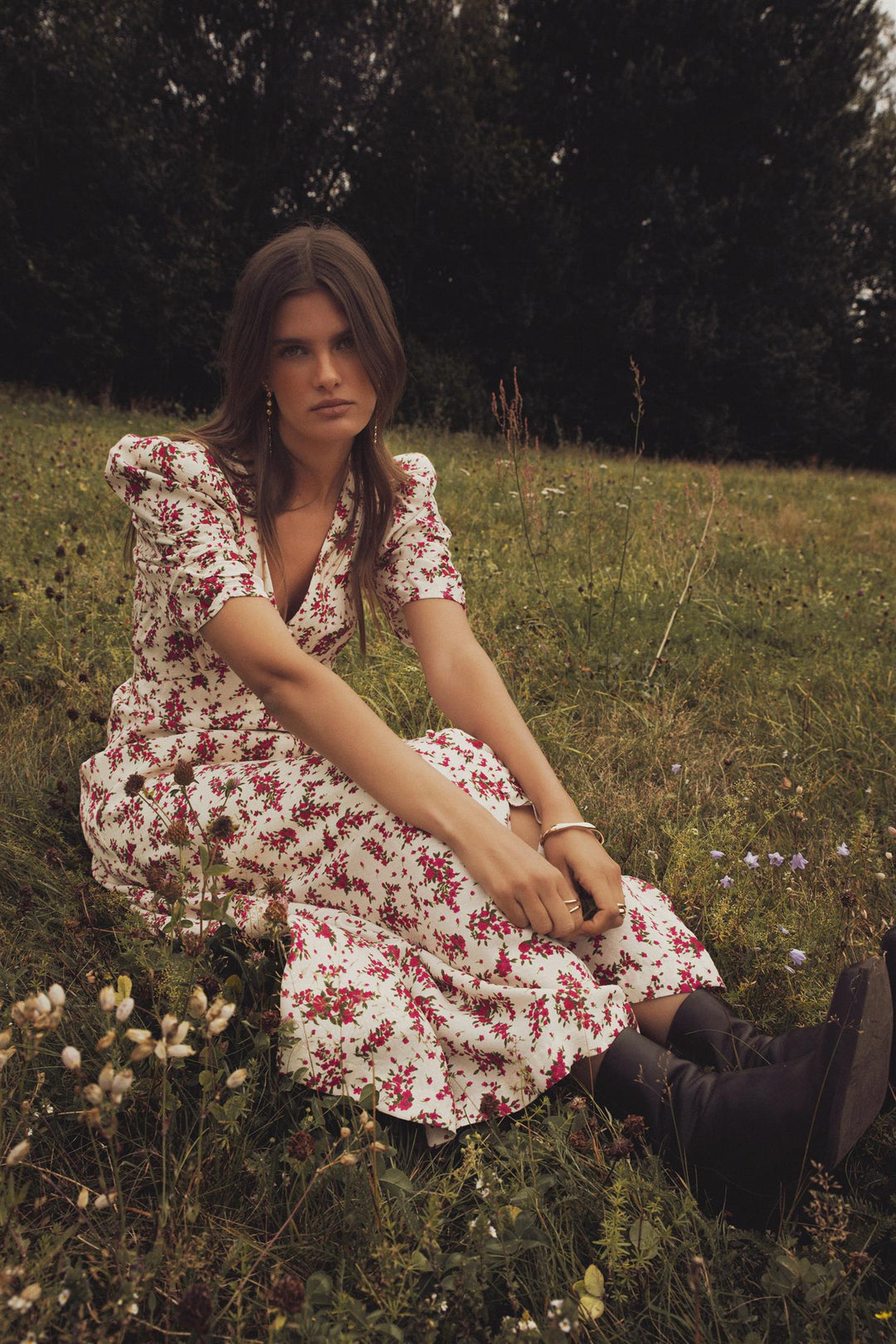 Aivy Dress  Berry Print