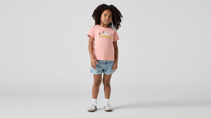 MINI MOM SHORT W EMBROIDER  Desert Sky
