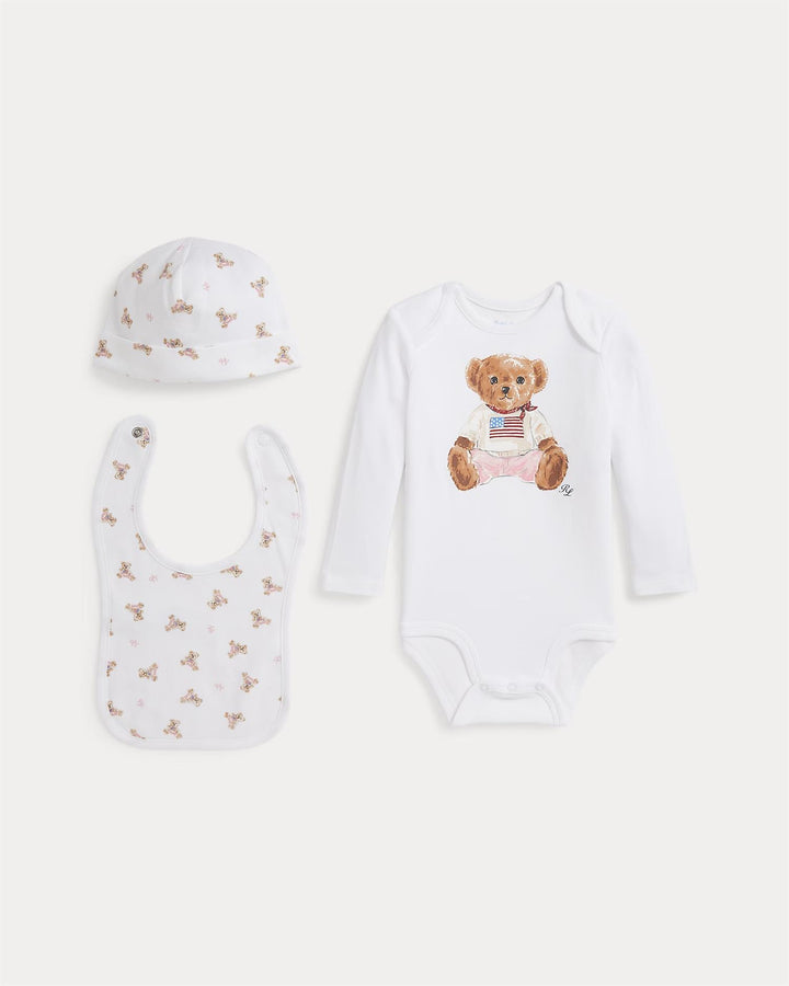 KNIT-GIFT BOX SET  White Mu