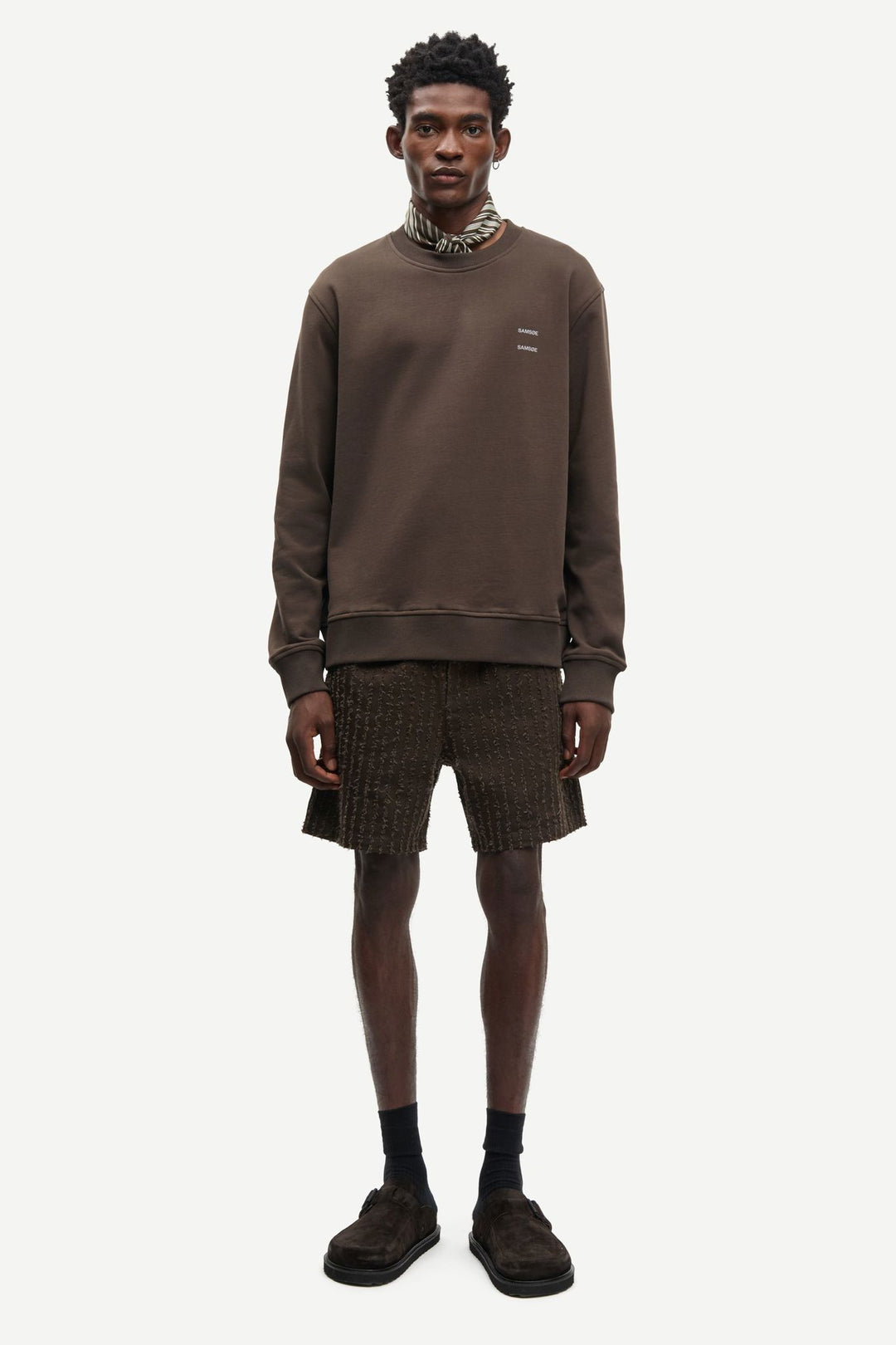 Joel Crew Neck 11414  Turkish Coffee