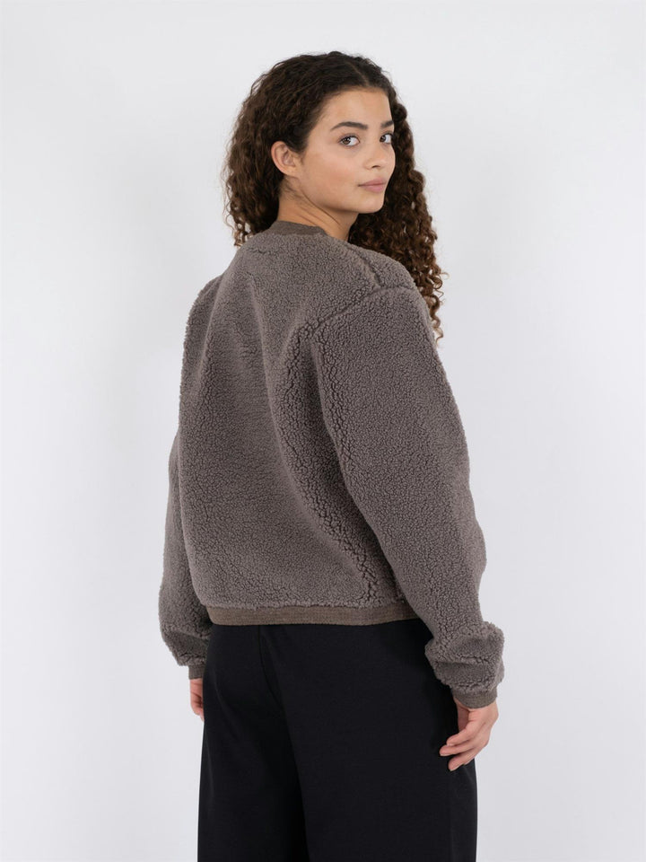 Limo Fluffy Knit Cardigan  Iron