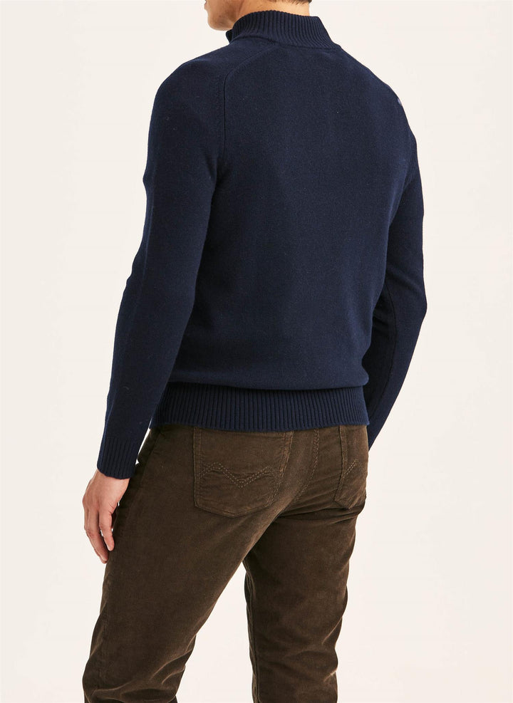 Hertford Half Zip  Navy