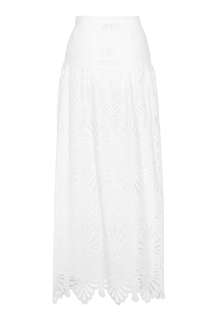 Vanina Maxi Skirt  White