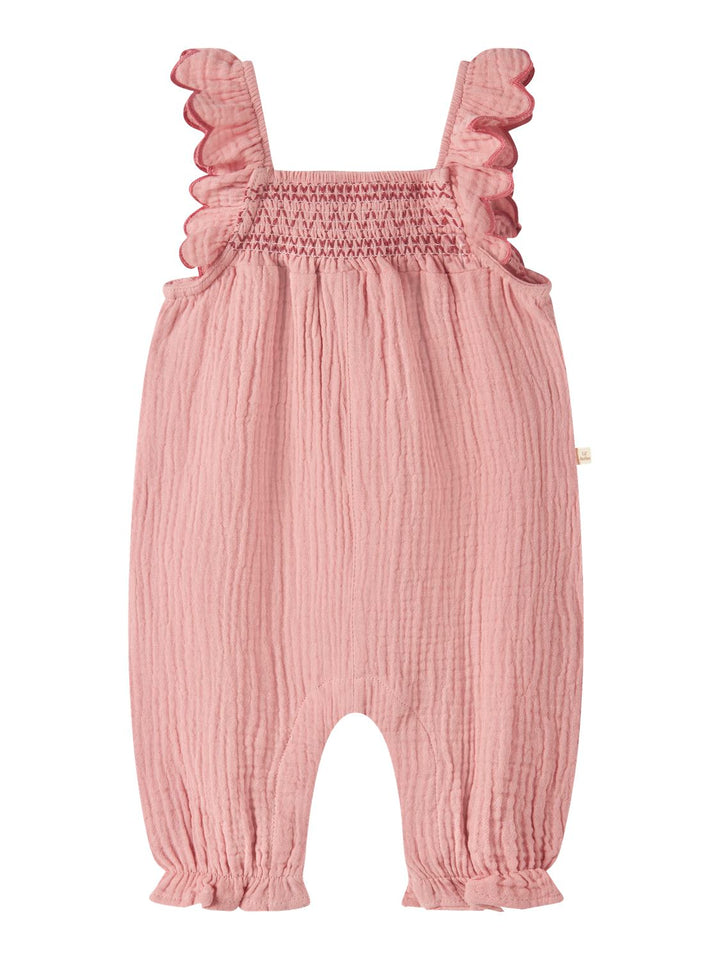 Hiba Loose Overall  Mellomrosa
