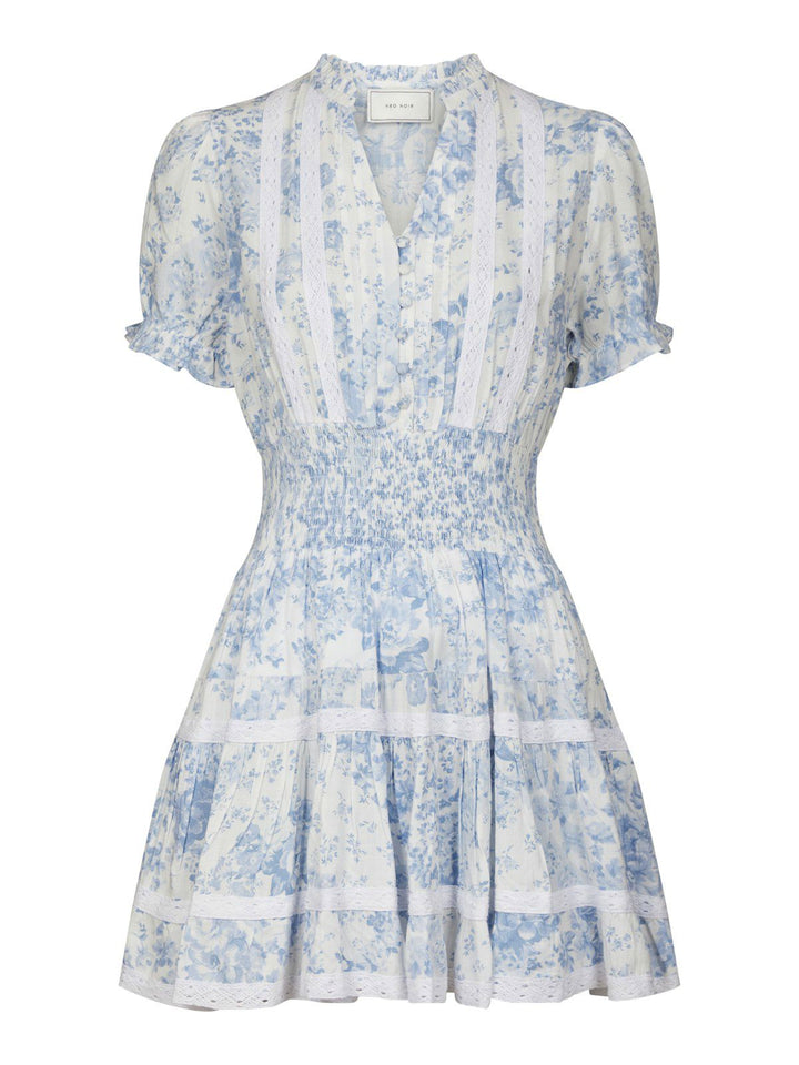 Constance Porcelain Dress  Light Blue