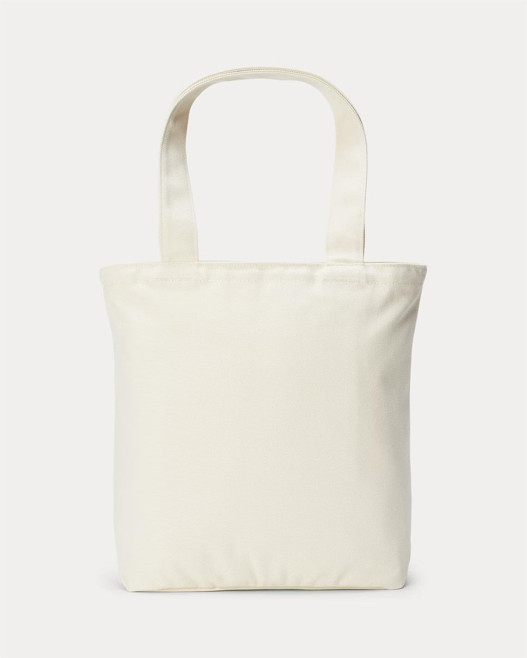 Polo Bear Cotton Canvas Tote  Creme