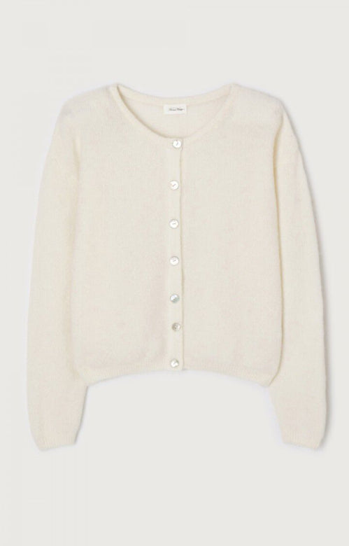 VITOW CARDIGAN  Blanc
