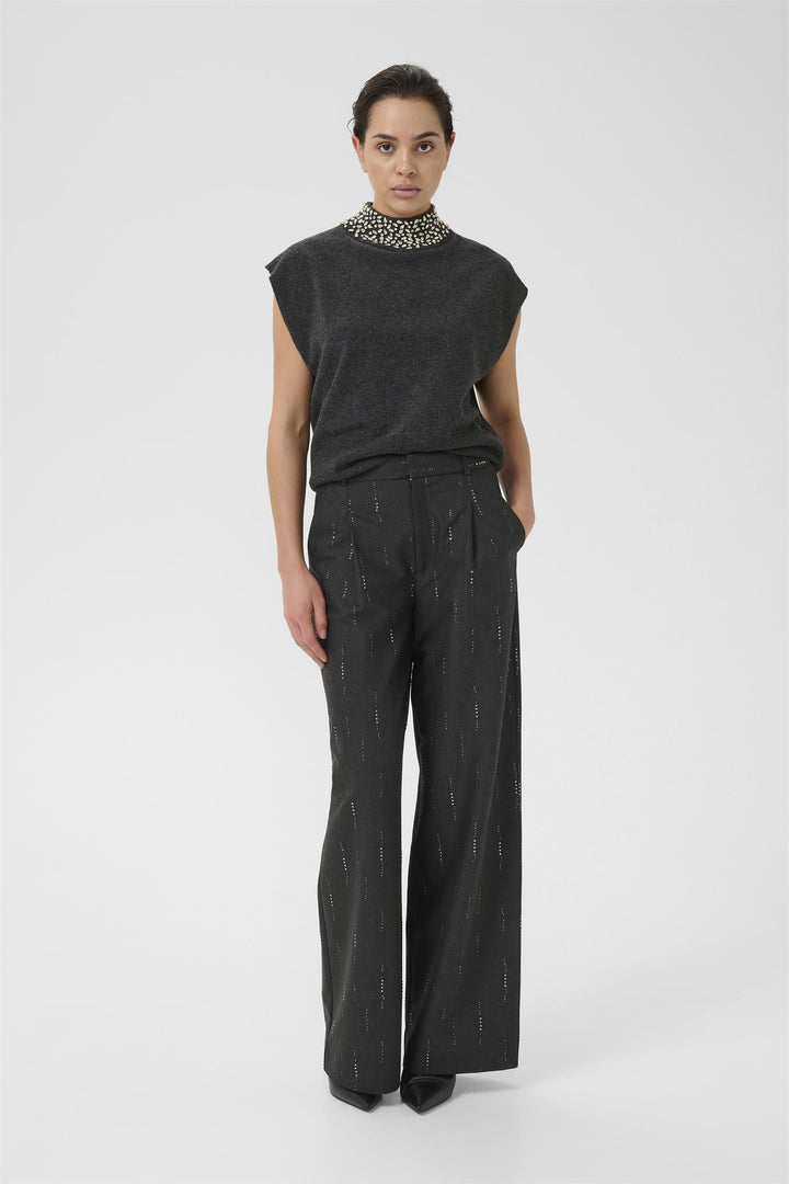 GZmanzi deco waistcoat  Deep Graphite Melange