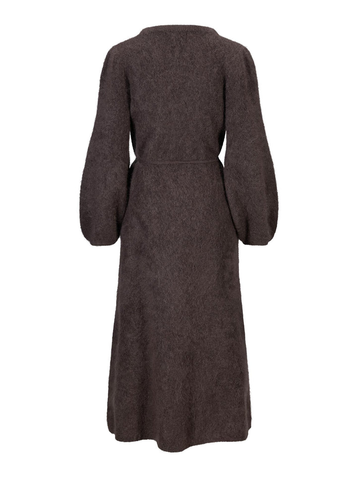 Olivia Chunky Cardigan  Dark Brown