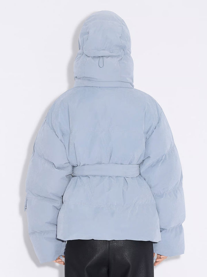 Steilia Brushed Down Jkt  Lt. Blue