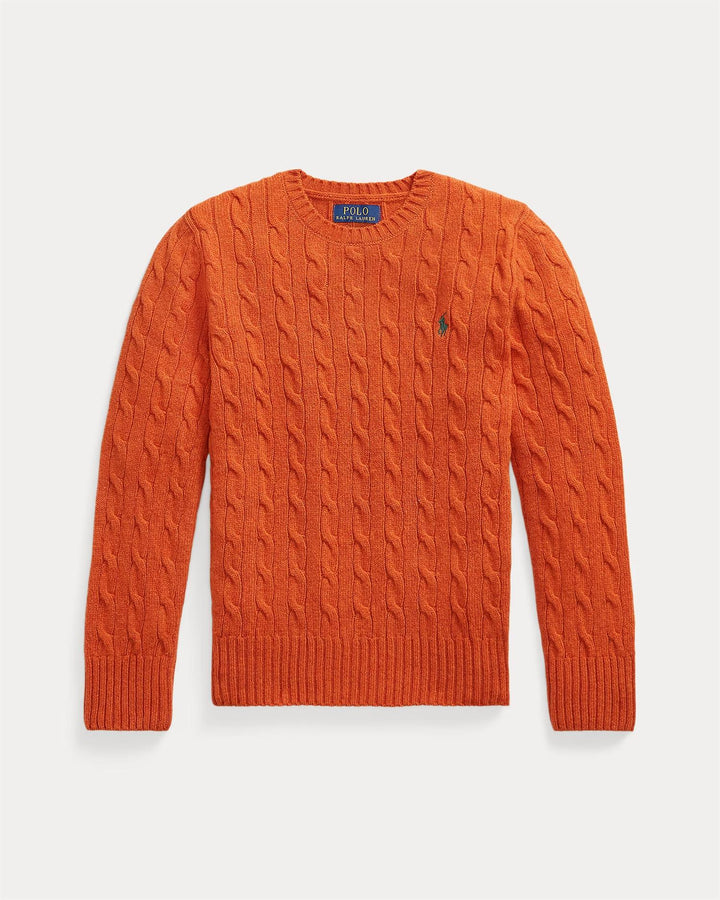 CABLE CN PO-SWEATER-PULLOVER  Jafa Orng