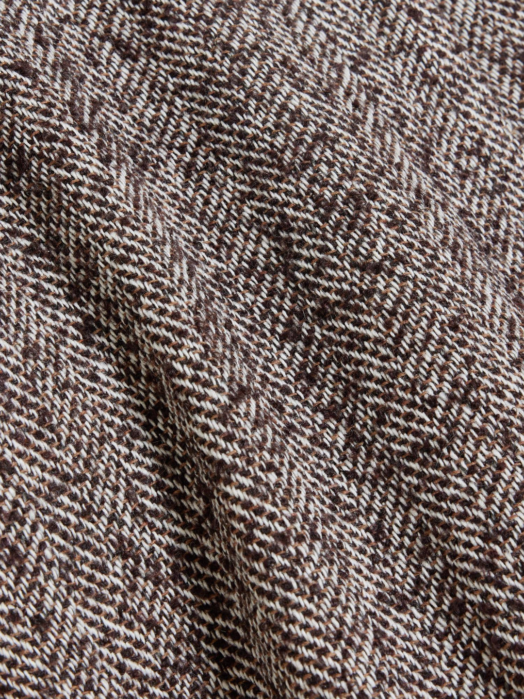 Emi Herringbone Trouser  Brown Mix