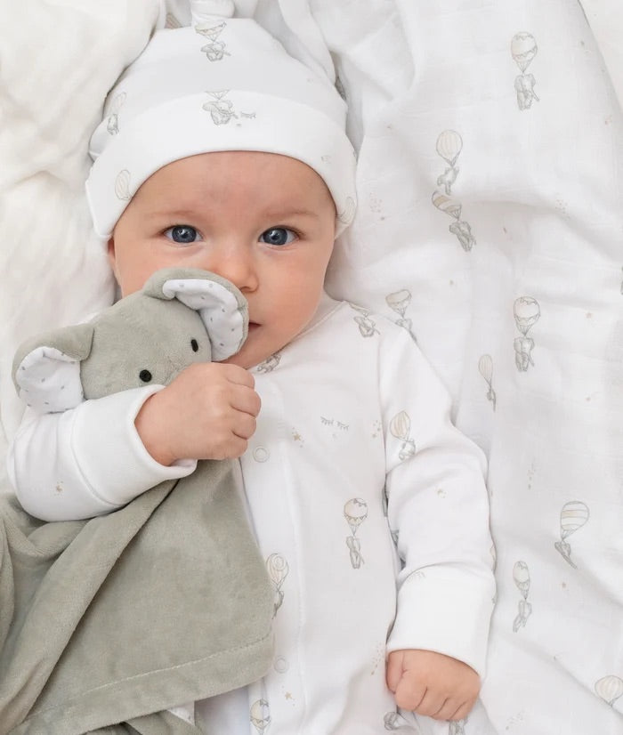 Flying Elephants Overall  White