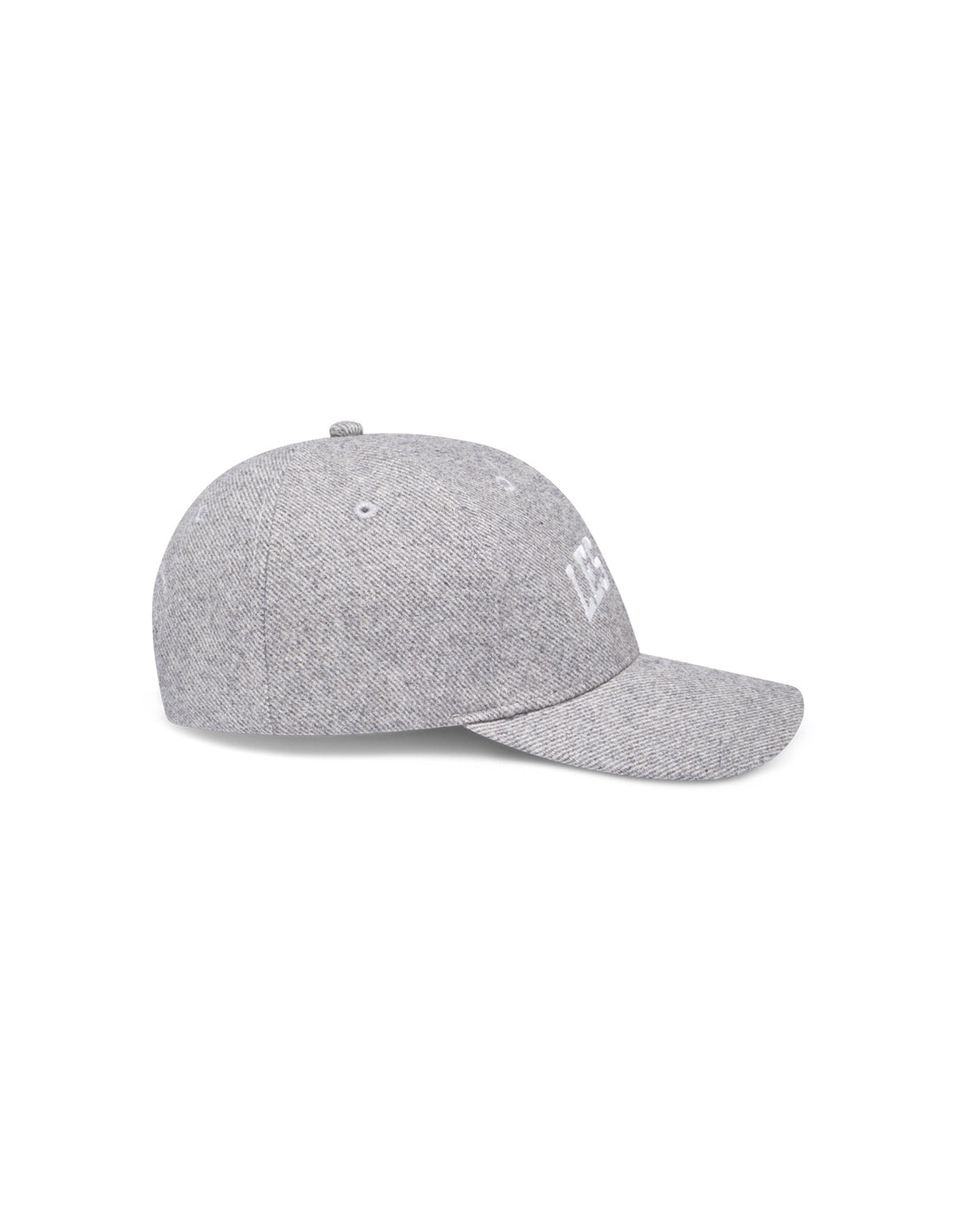 Les Deux Wool Baseball Cap  Grey Melange