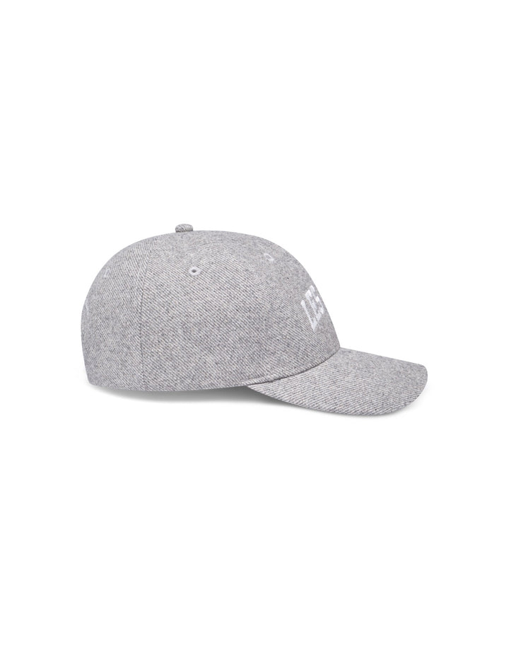 Les Deux Wool Baseball Cap  Grey Melange