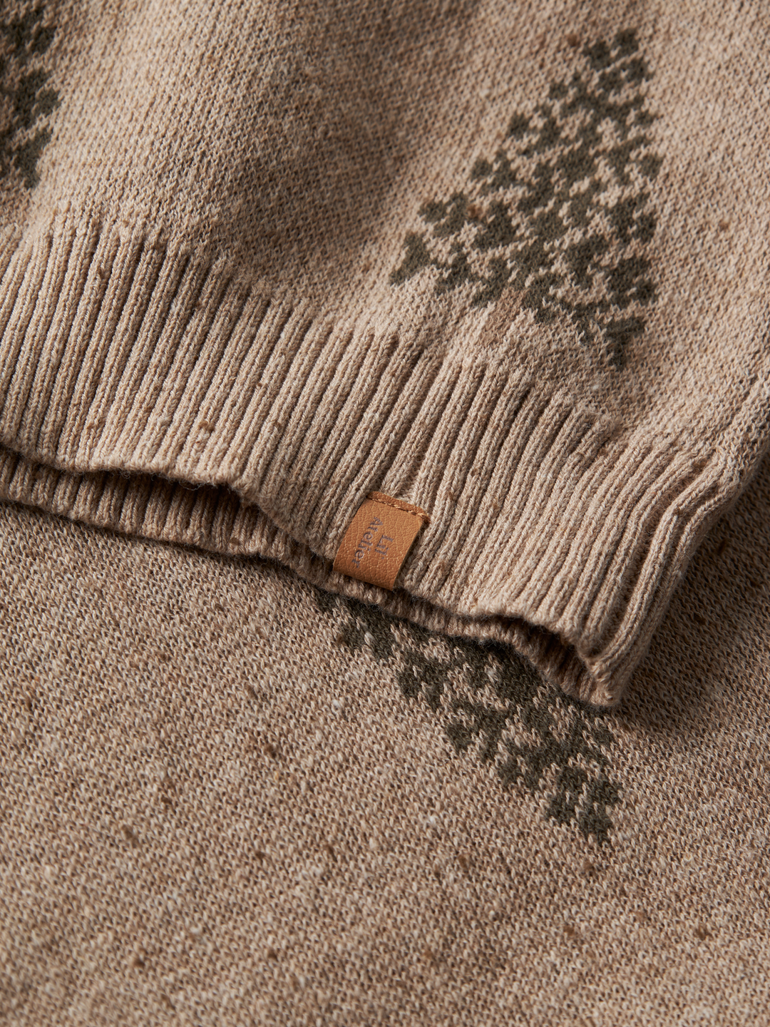 NMNGALTO BOB LS KNIT LIL  Lysegrå