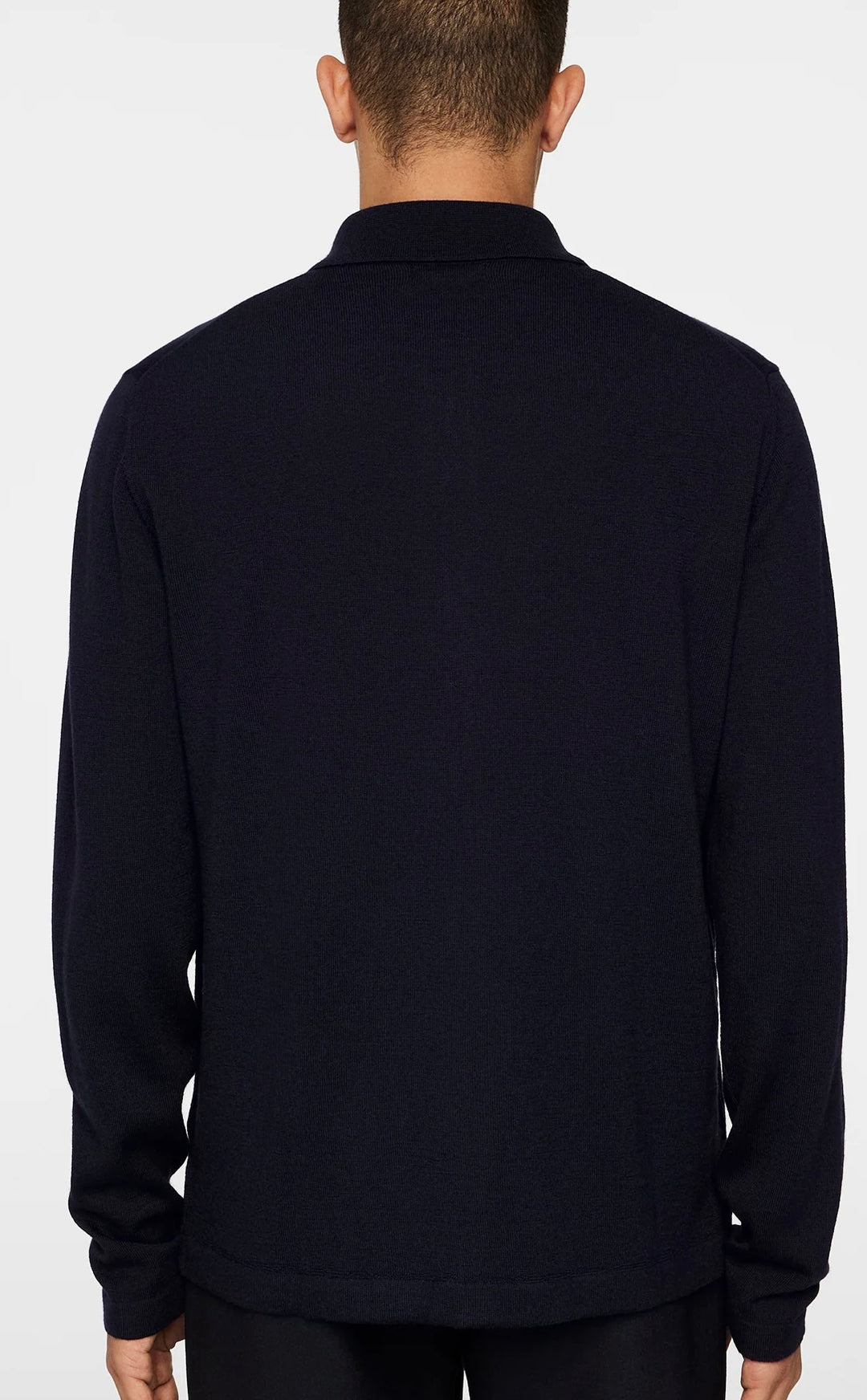 Kaleb Light Merino Cardigan  Black