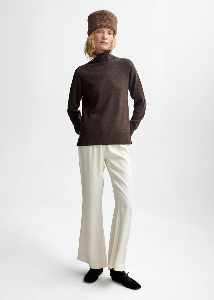 Zina wool cash turtleneck  Espresso