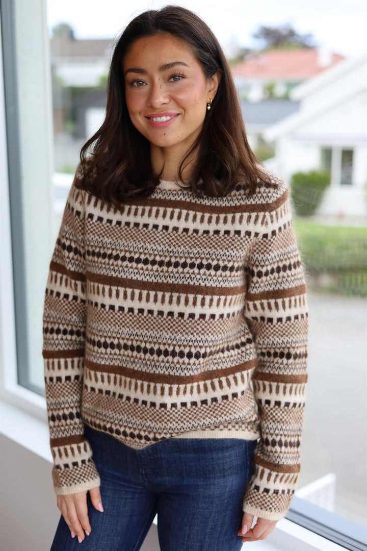 Lumi Knit  Dark Brown