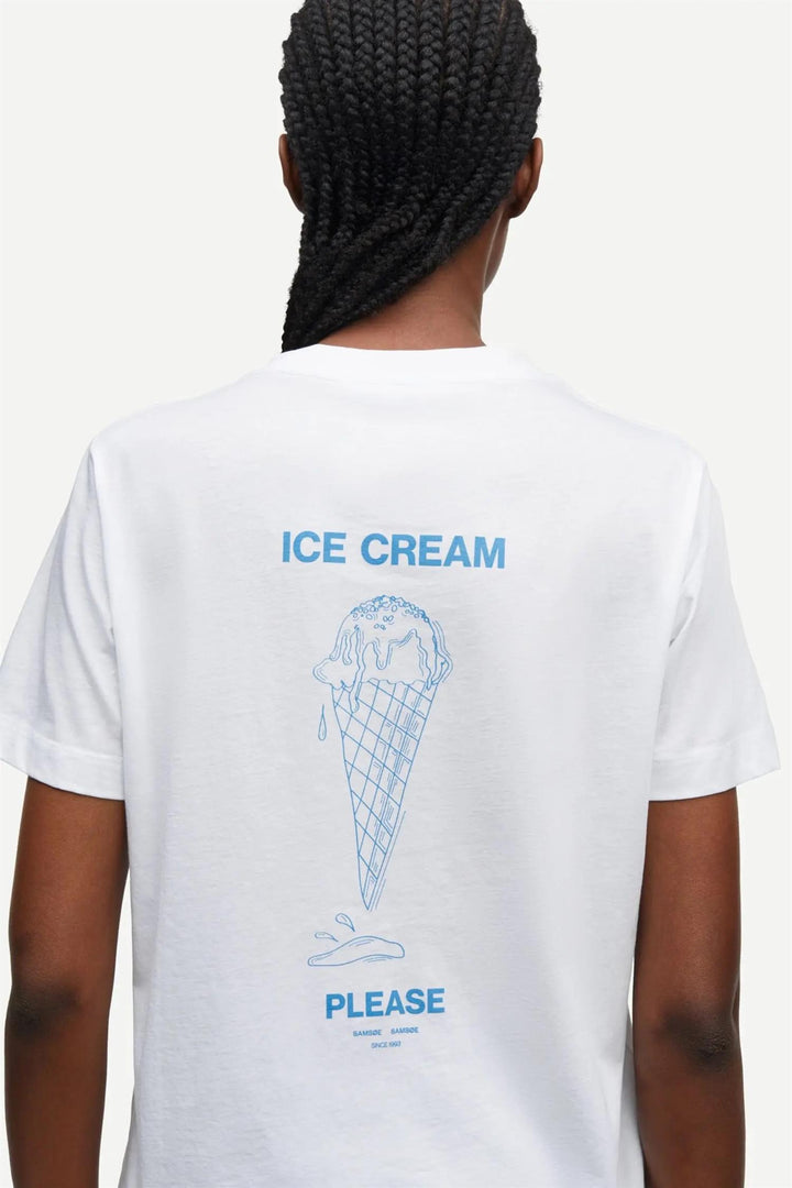 SACAMINO SS T-SHIRT 15276  Ice Blue Jasper