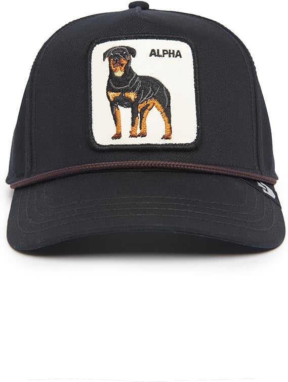 ALPHA DOG - ALL OVER CANVAS  Black