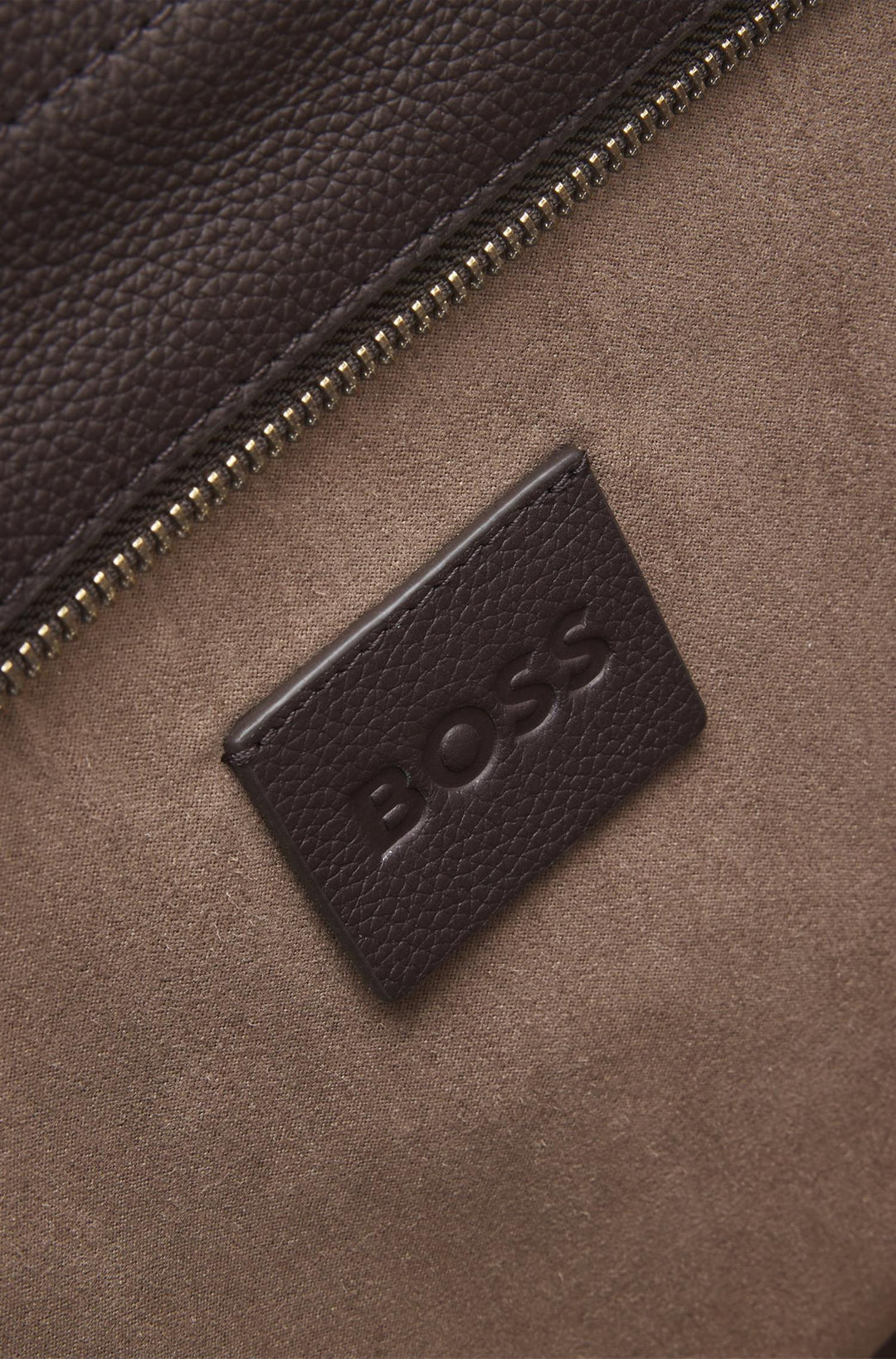Boss Revers Tote Dark Brown