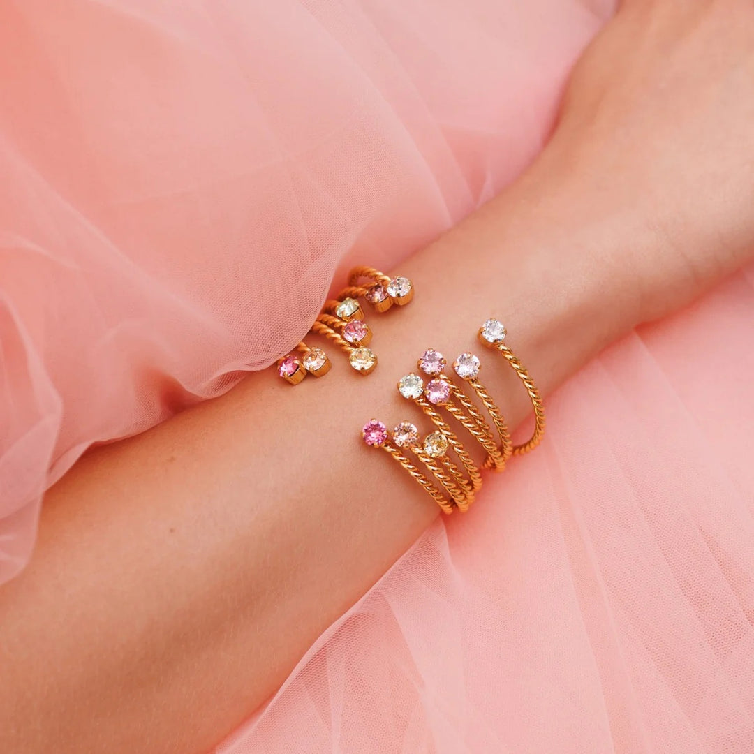 MINI TWISTED BRACELET GOLD  Light Azore