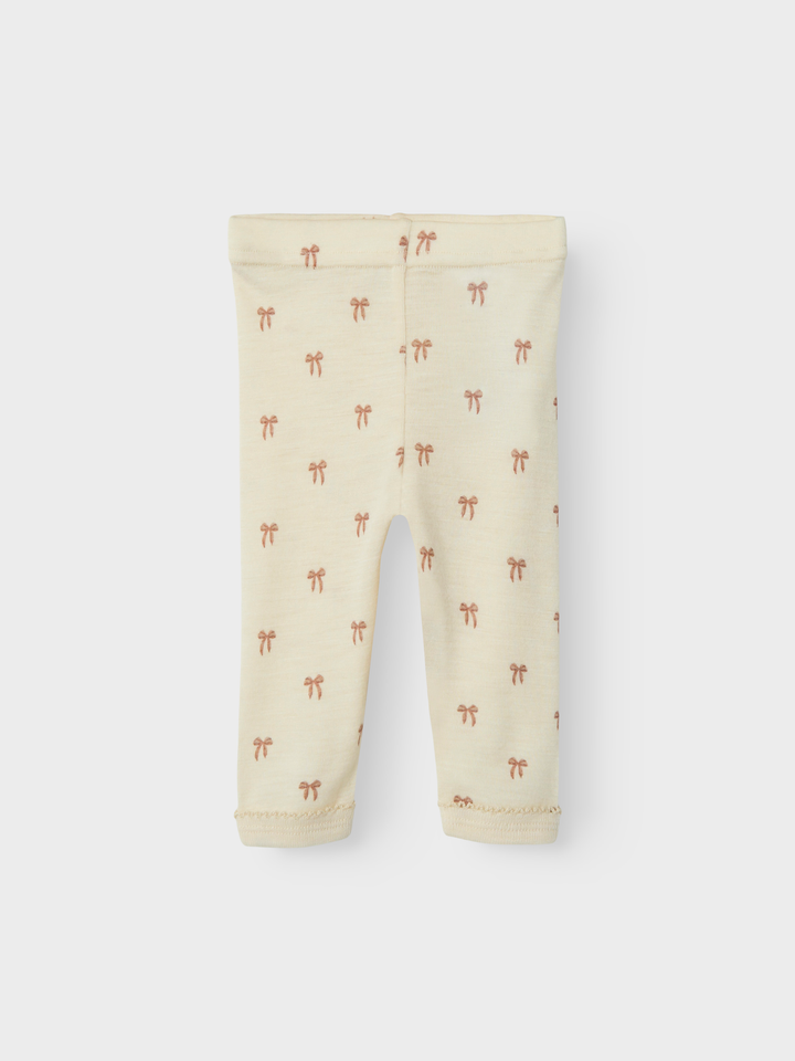 NBFNALU WO/MO SLIM LEGGING LIL NOOS  Offwhite