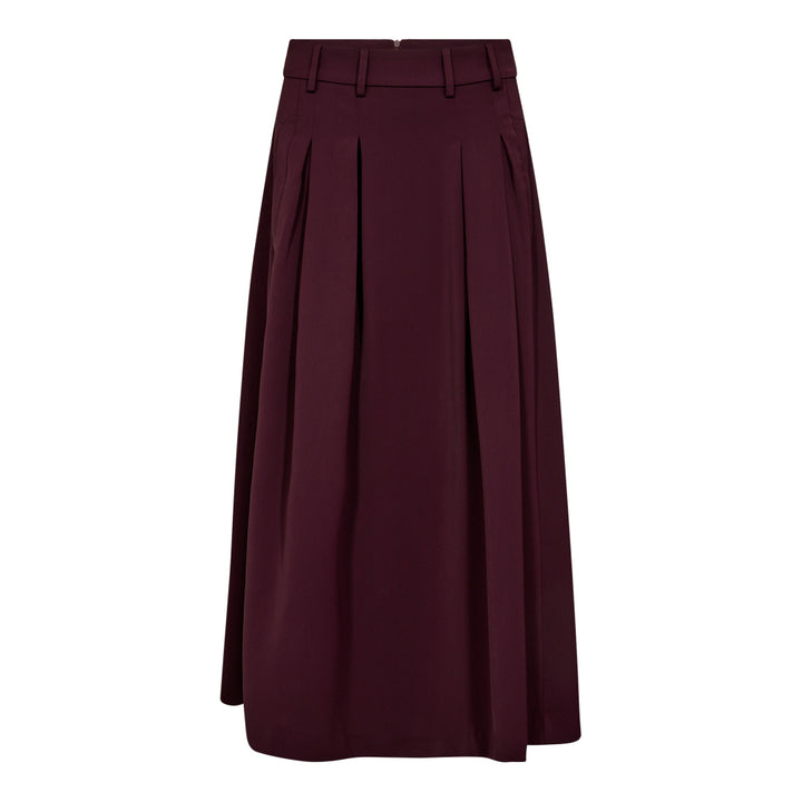 AnyaCC Pleat Skirt  Winered