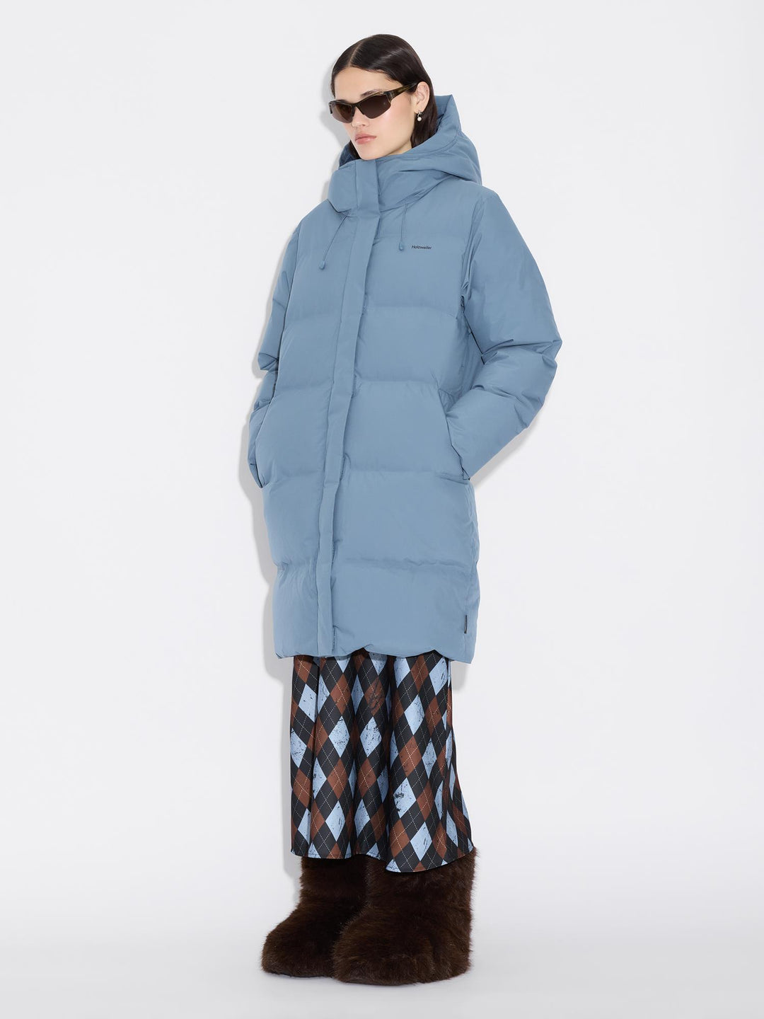 Loen Down Jacket  Blue Aqua