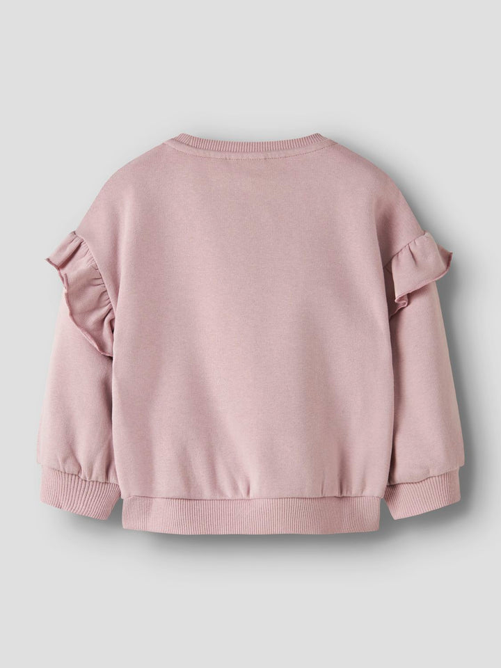 Flondon Rik Ls Loose Sweat  Mellomlilla