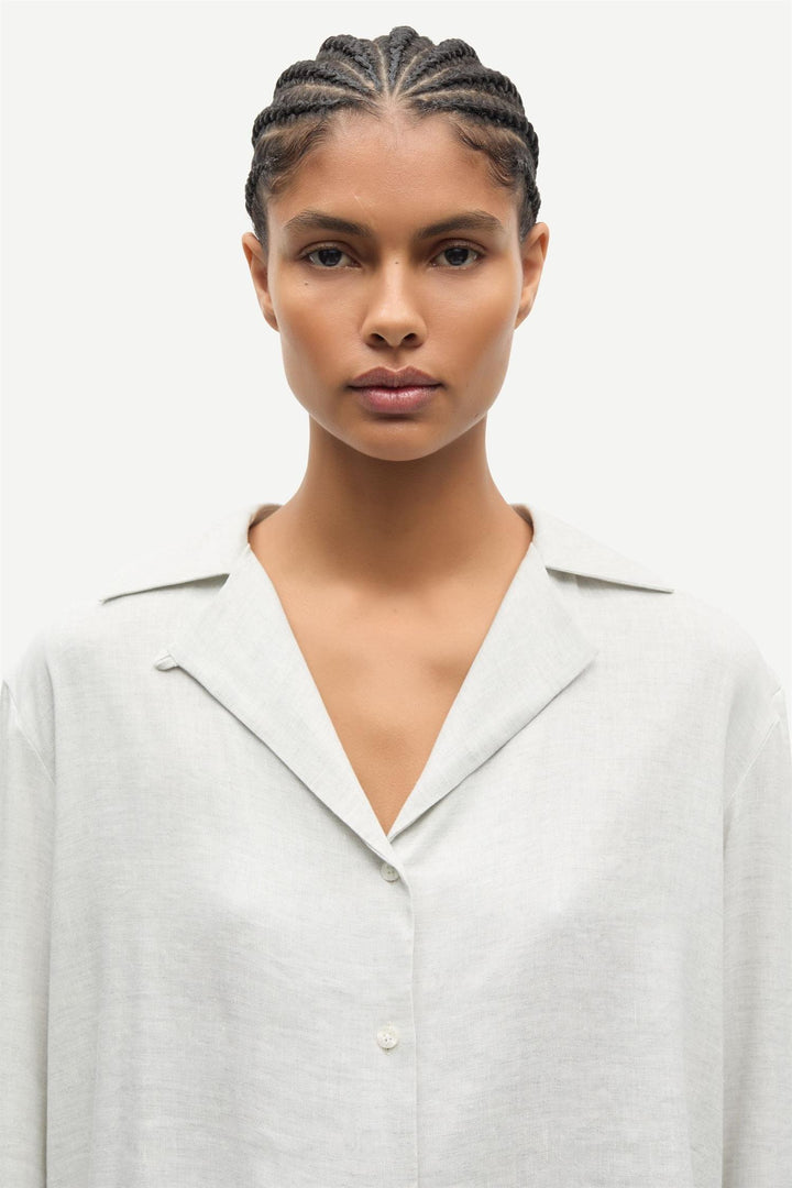 Saiben Shirt 15931  Light Grey Mel.