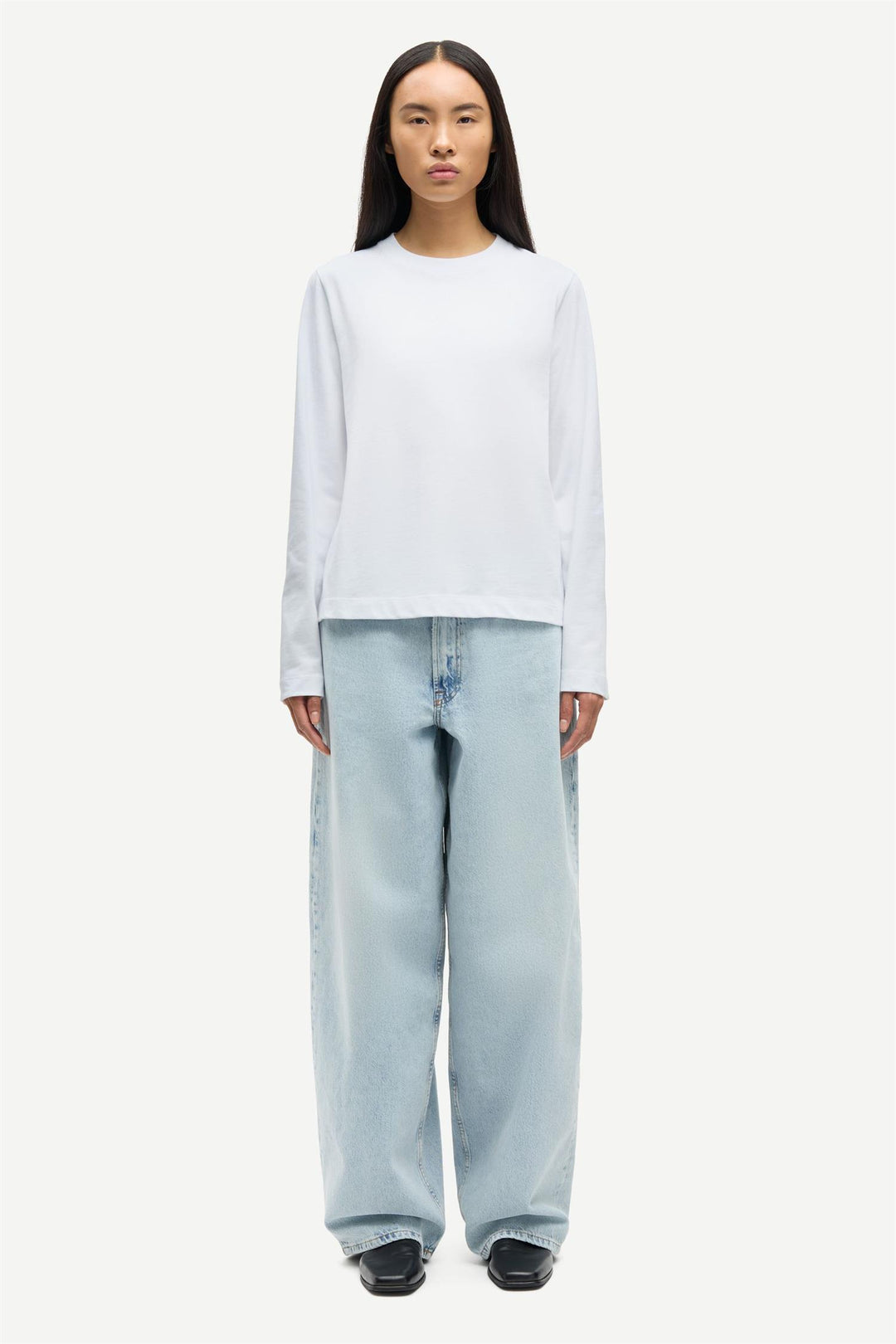 Sacamino Ls T-Shirt 6024  White
