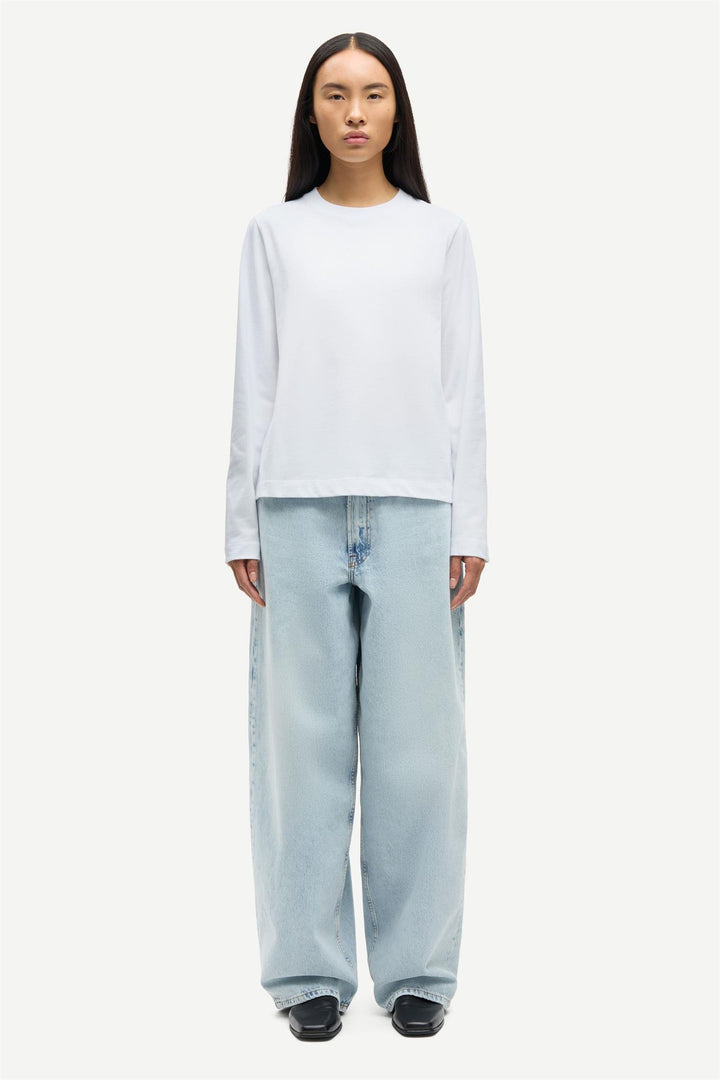 Sacamino Ls T-Shirt 6024  White