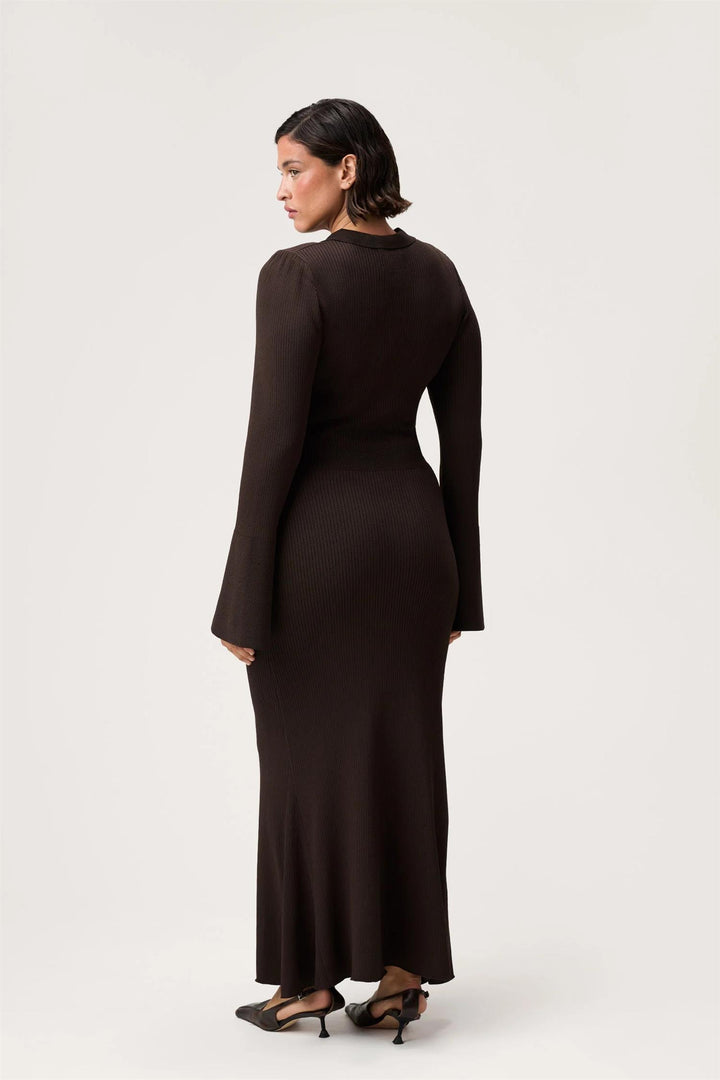 Basel Maxi Dress Brown