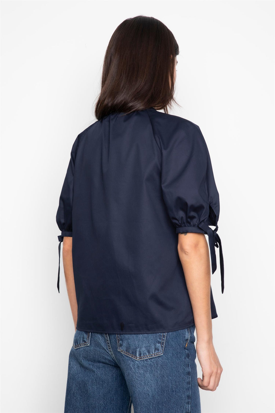 Liza Blouse  Navy