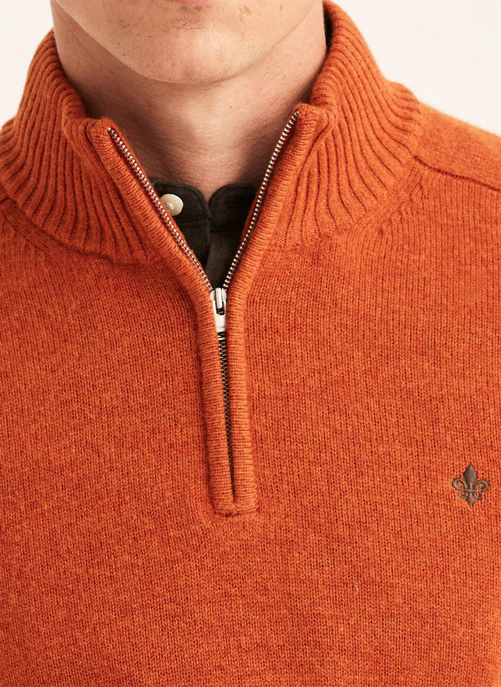 Hertford Half Zip  Orange