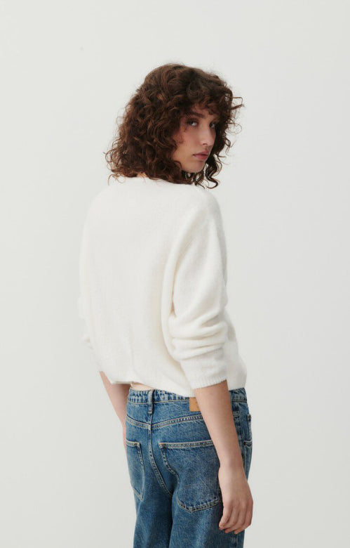 VITOW CARDIGAN  Blanc