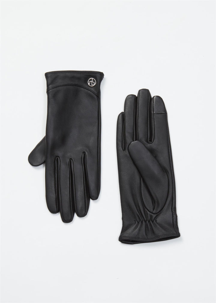 Joni Leather Gloves  Black