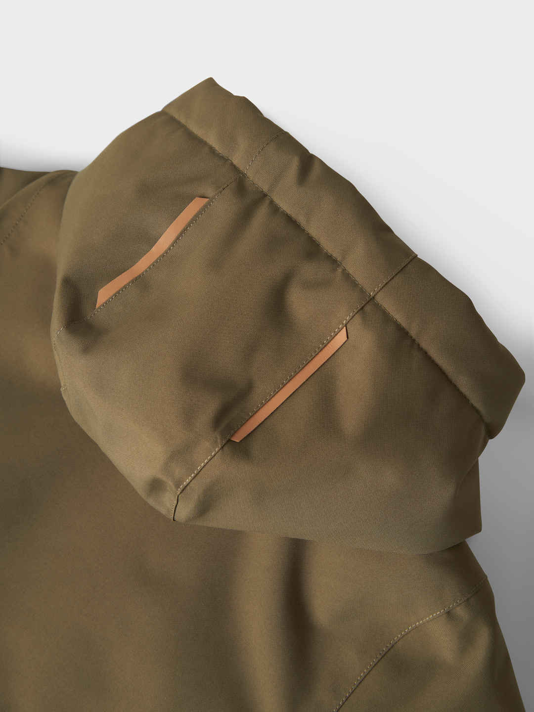 NMMLASNOW10 JKT SOLID FO LIL  Mørkegrønn