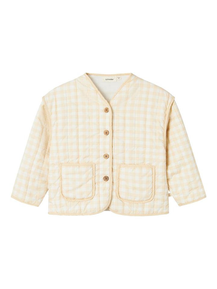 NMFLAROSE LS QUILT JACKET  Coconut Milk