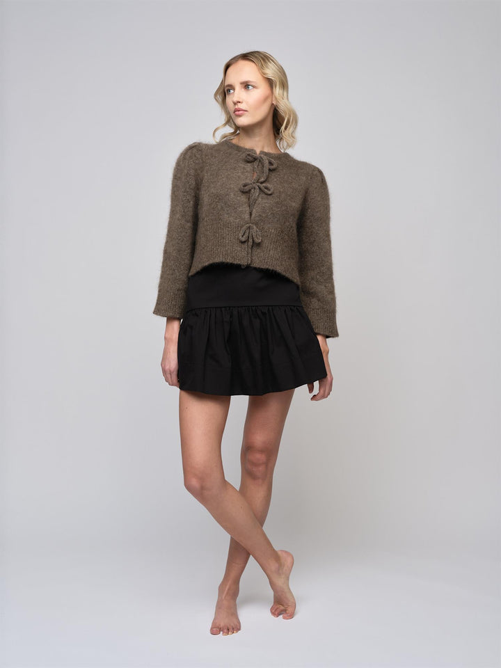 IVY CHUNKY CARDIGAN  Brown