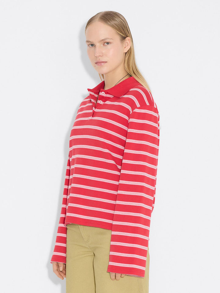 Sunny Polo  Red Stripe