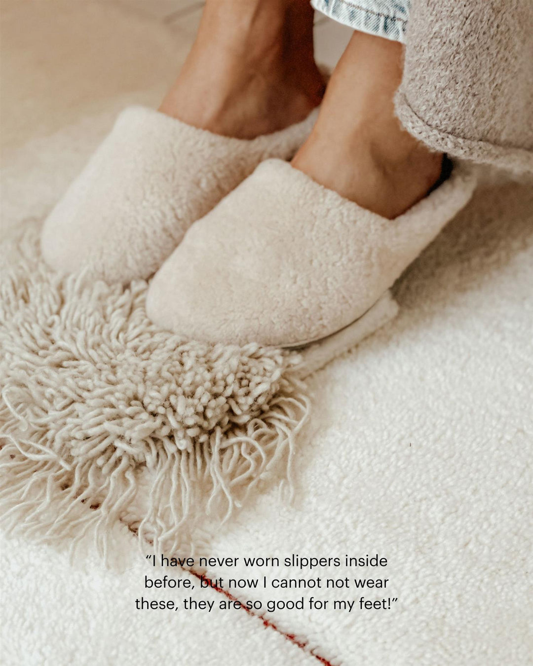 Viba Roma Shearling  Natural White
