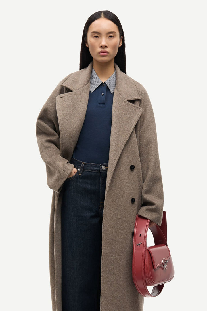 Sahannen Coat 15772  Lead Gray Mel.